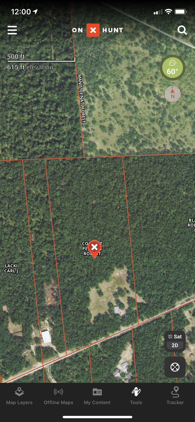 7504 6 Mile Bridge Road Manistee, MI 49660 - Photo 45 of 45 X Hunt Aerial