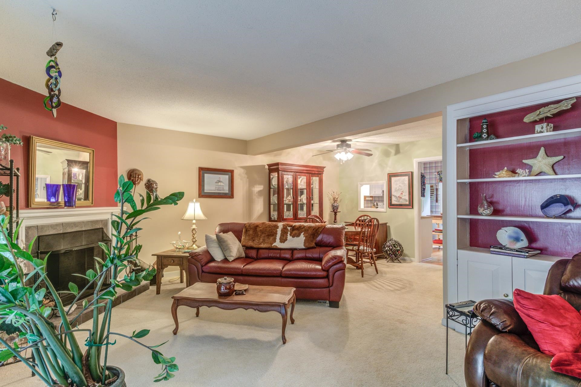 817 Green Ridge Drive Raleigh, NC 27609 - Photo 11 of 24 Large living room perfect for gathering with friends and family. Living Room