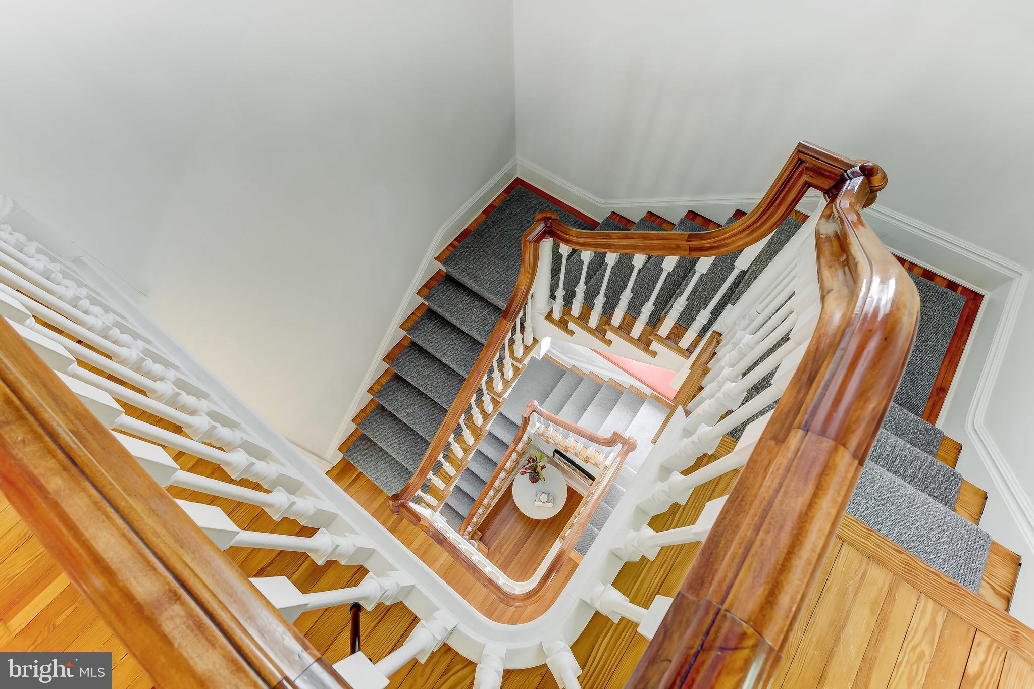 210 Club Road Baltimore, MD 21210 - Photo 43 of 69 Staircase from 3rd Floor