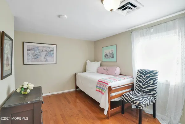 a view of livingroom with furniture and wooden floor