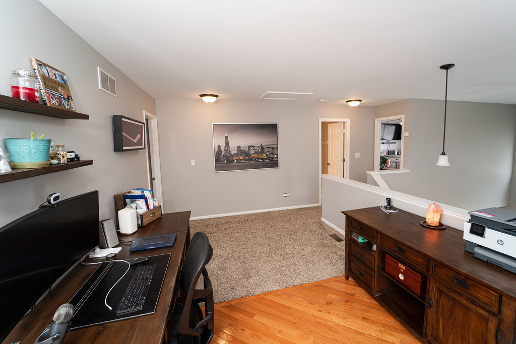 364 Littleton Trail Elgin, IL 60120 - Photo 29 of 36 a bedroom with a bed and a desk