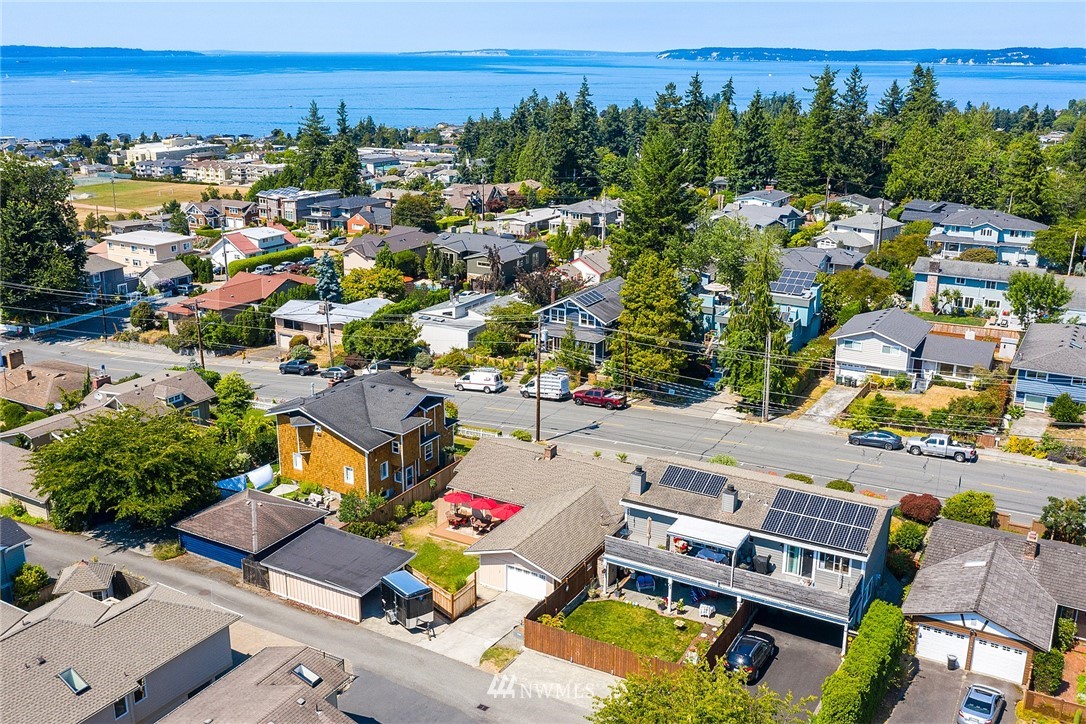 830 Main Street Edmonds, WA 98020 - Photo 20 of 29 an aerial view of a house with a garden