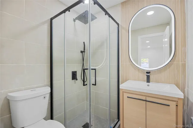 aerial view of a house with a yard