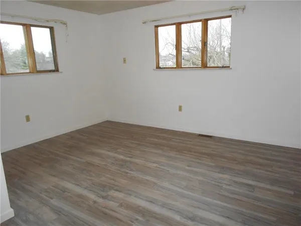 wooden floor in an empty room