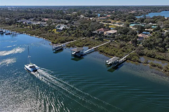 an aerial view of house with outdoor space