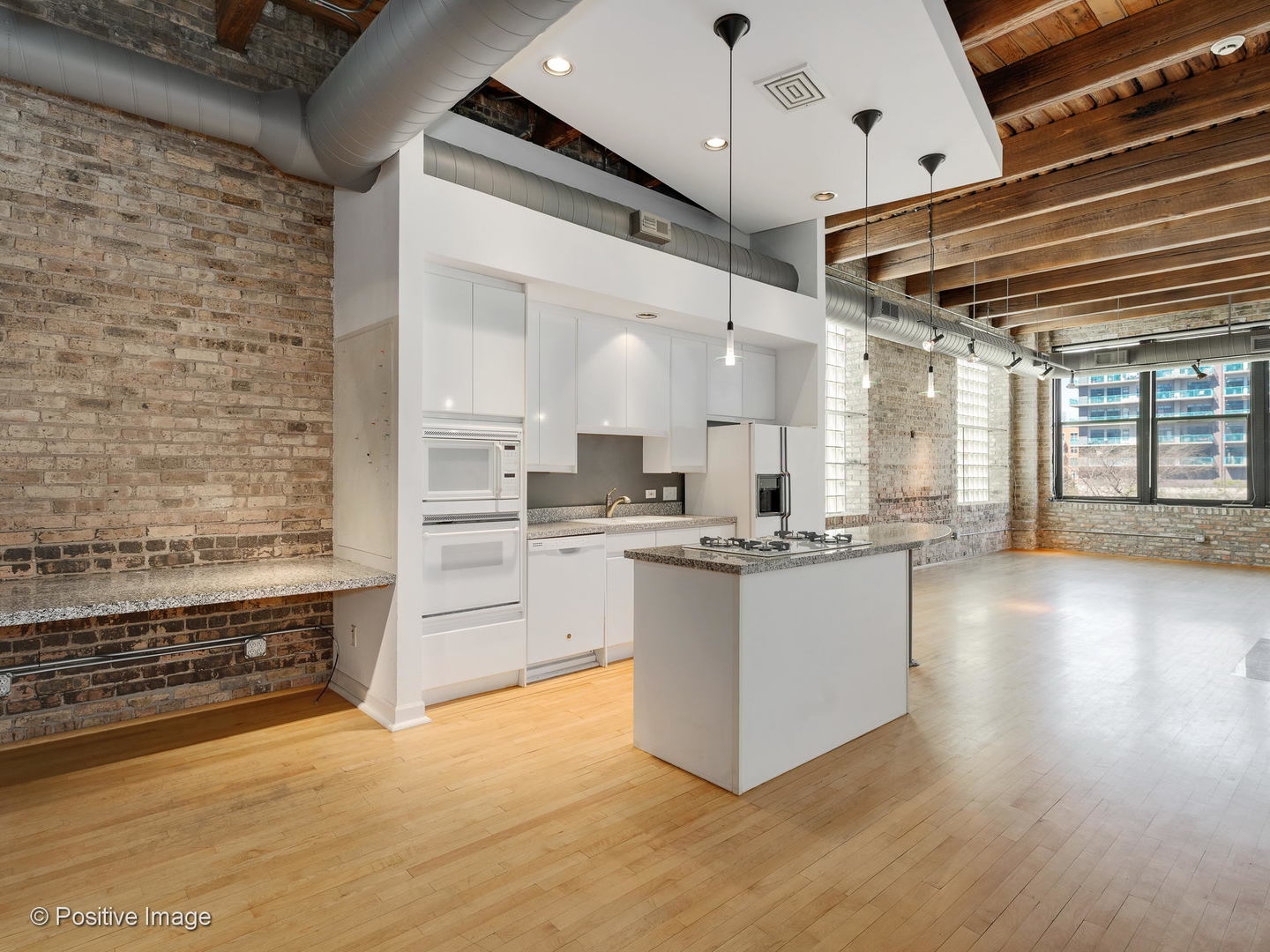 11 North Green Street, Unit 3CD Chicago, IL 60607 - Photo 8 of 40 a kitchen with stainless steel appliances granite countertop a stove and a refrigerator