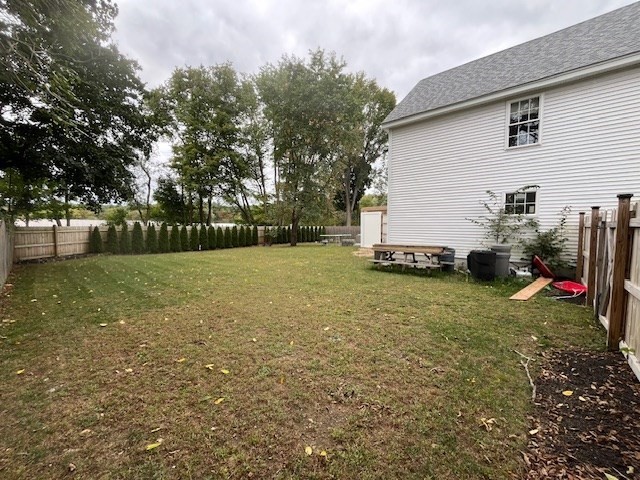 223 Old Common Road Lancaster, MA 01523 - Photo 29 of 31 a view of a backyard with a garden