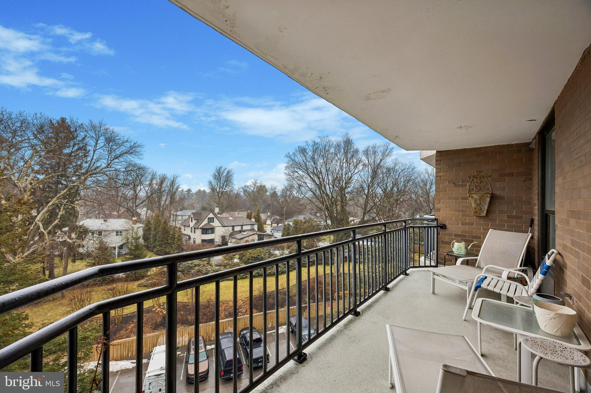 41 Conshohocken State Road, Unit 603 Bala Cynwyd, PA 19004 - Photo 23 of 25 Balcony off of the Living Room