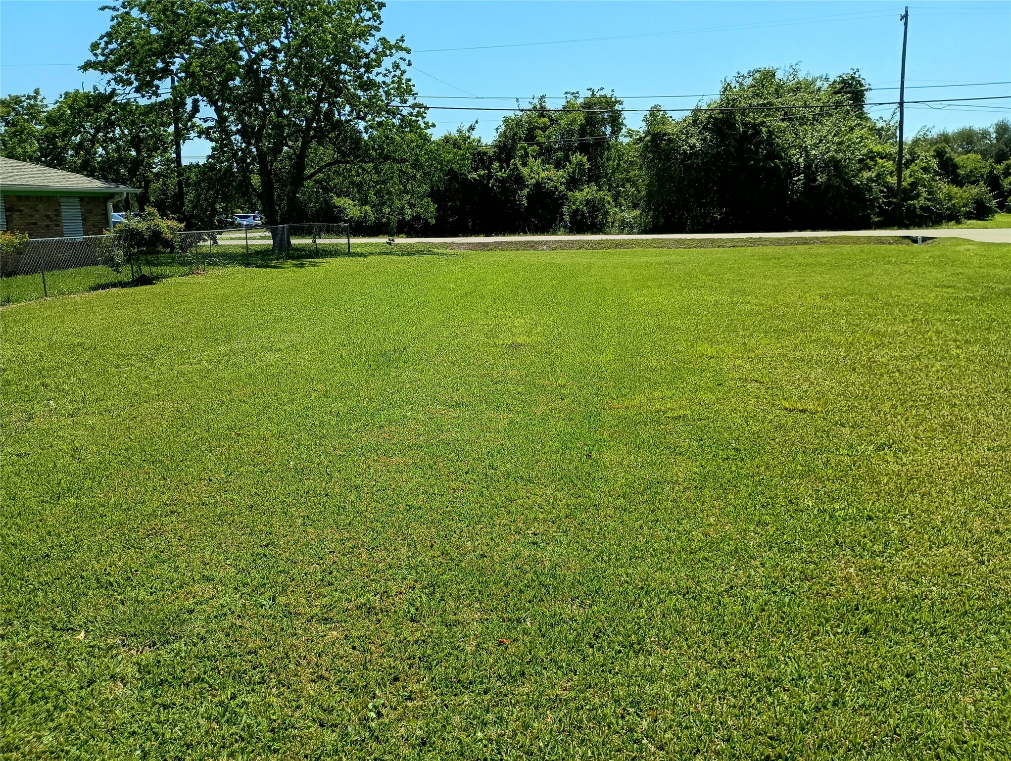 The center back part of the lot facing Fairwood Road.