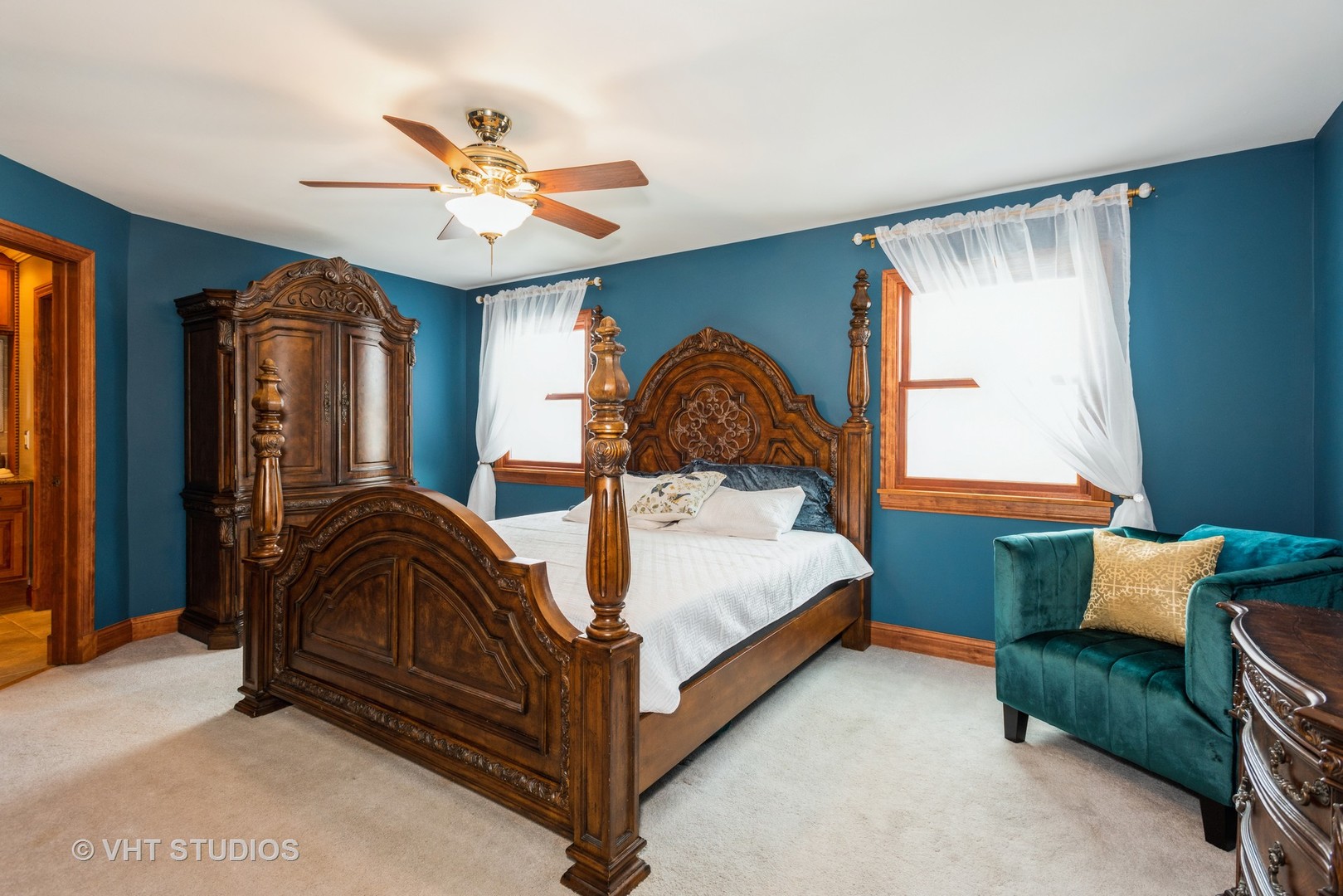 S543 Robbins Street Winfield, IL 60190 - Photo 11 of 17 a bedroom with two beds and window
