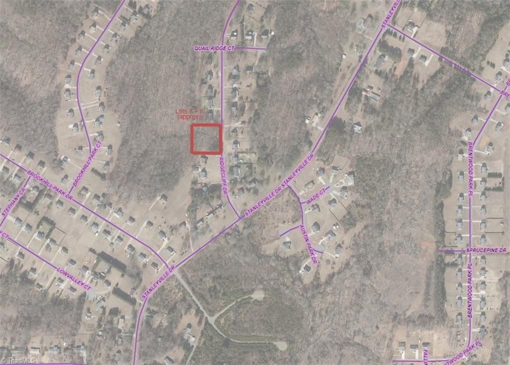 1117-1121 Ridgecliff Drive Rural Hall, NC 27045 - Photo 2 of 3 Map showing approximate location