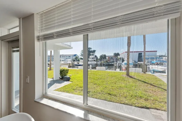 a view of a swimming pool and a porch