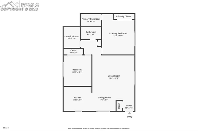 a picture of a floor plan