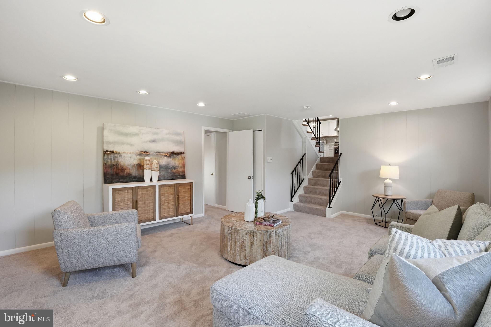 912 Burnt Crest Lane Silver Spring, MD 20903 - Photo 18 of 24 Lower Level Entertainment Area