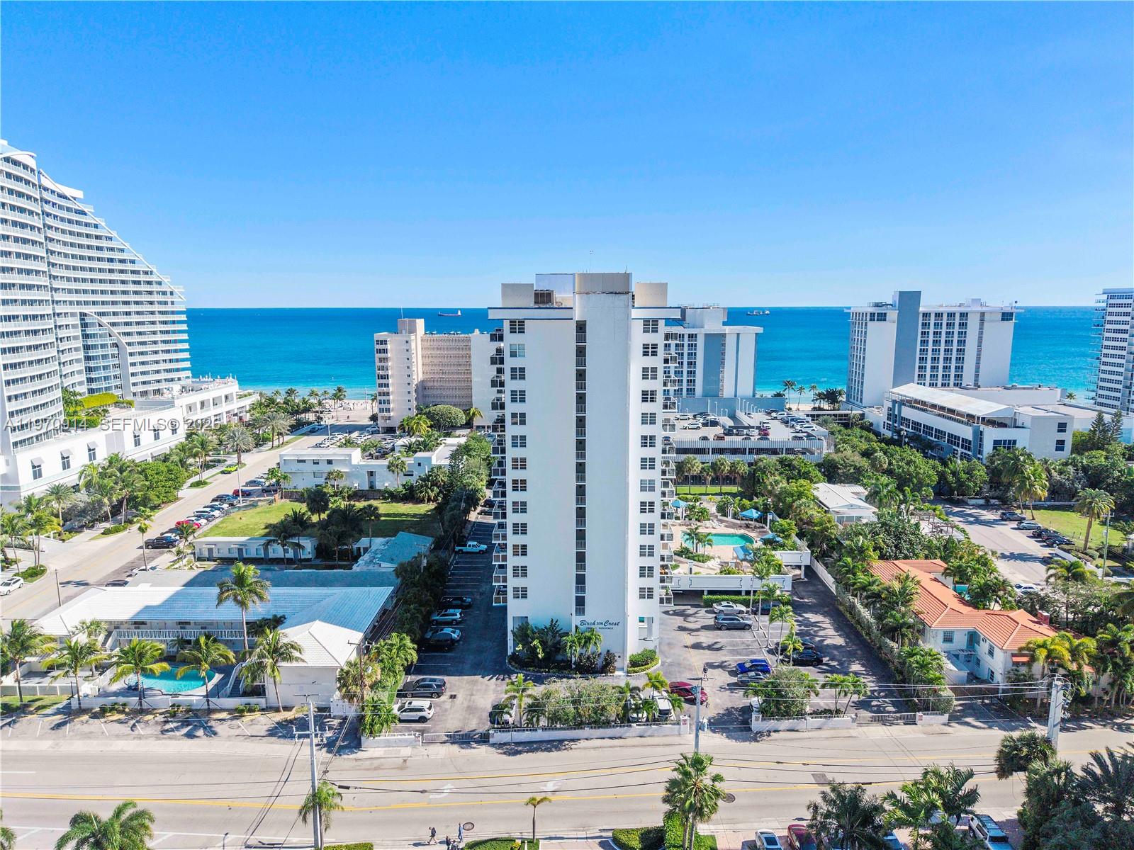 336 North Birch Road, Unit PH Fort Lauderdale, FL 33304 - Photo 54 of 68 a city view with tall buildings