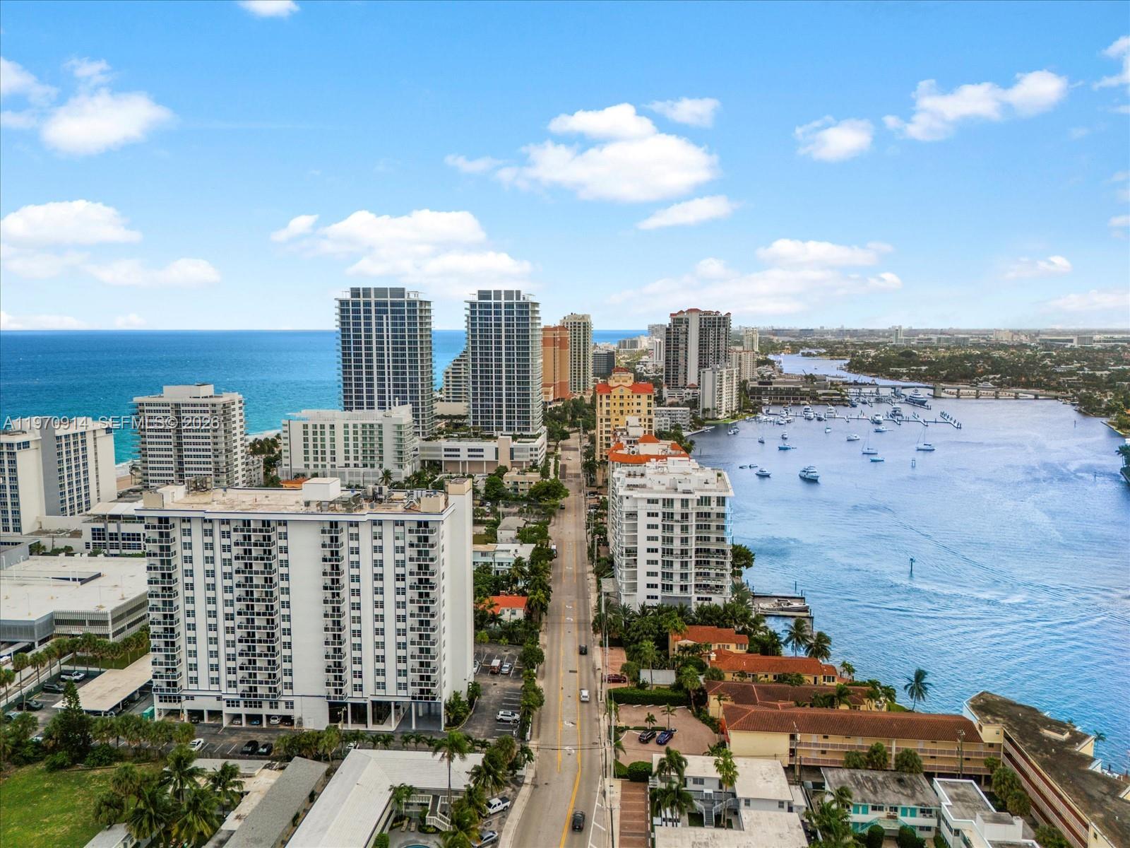 336 North Birch Road, Unit PH Fort Lauderdale, FL 33304 - Photo 62 of 68 a city view with tall buildings