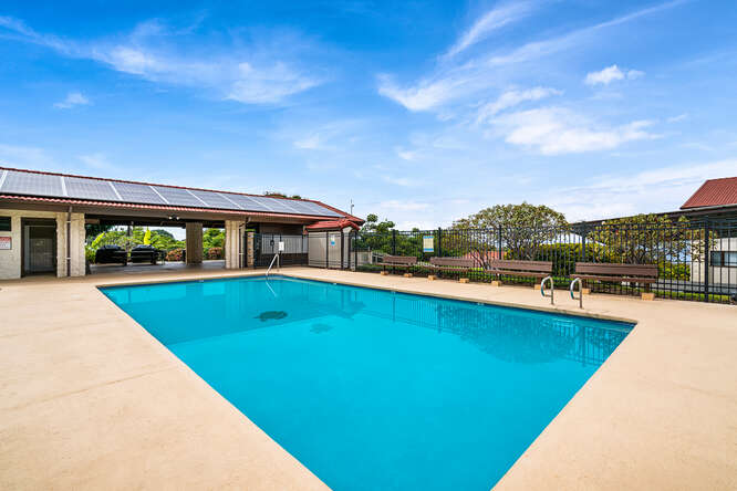79-7199 Kona Coffee Villas, Unit 315 Holualoa, HI 96725 - Photo 25 of 28 a view of swimming pool with outdoor seating and deck