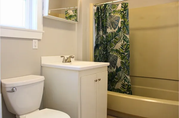 a bathroom with a sink and a toilet