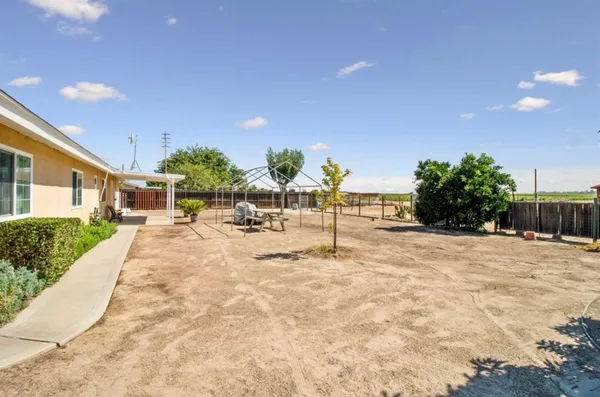 a view of a beach with a yard