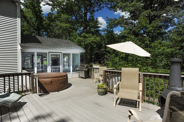 72 Bushy Lane Rutland, MA 01543 - Photo 23 of 29 a view of a patio with couches table and chairs and potted plants