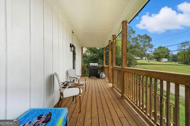 a view of balcony and patio