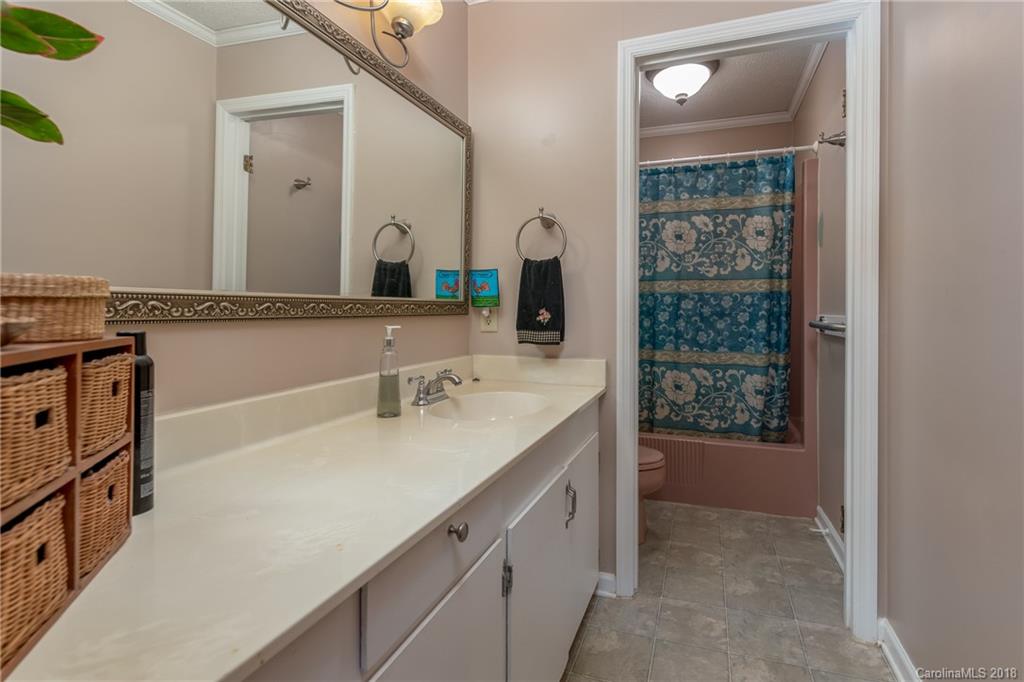 1235 Braewick Road Tryon, NC 28782 - Photo 11 of 22 a bathroom with a sink a vanity and a mirror