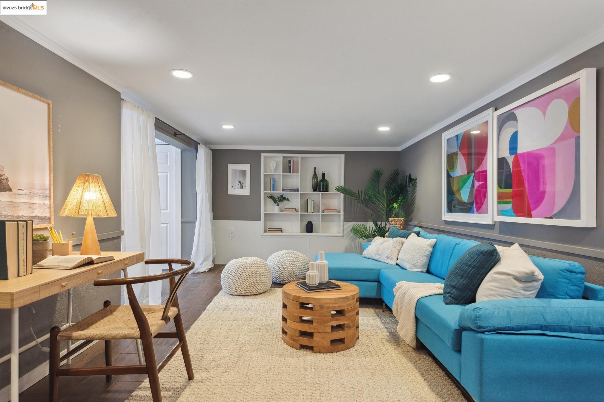 Undisclosed Address Oakland, CA 94619 - Photo 31 of 60 a living room with furniture and a large window