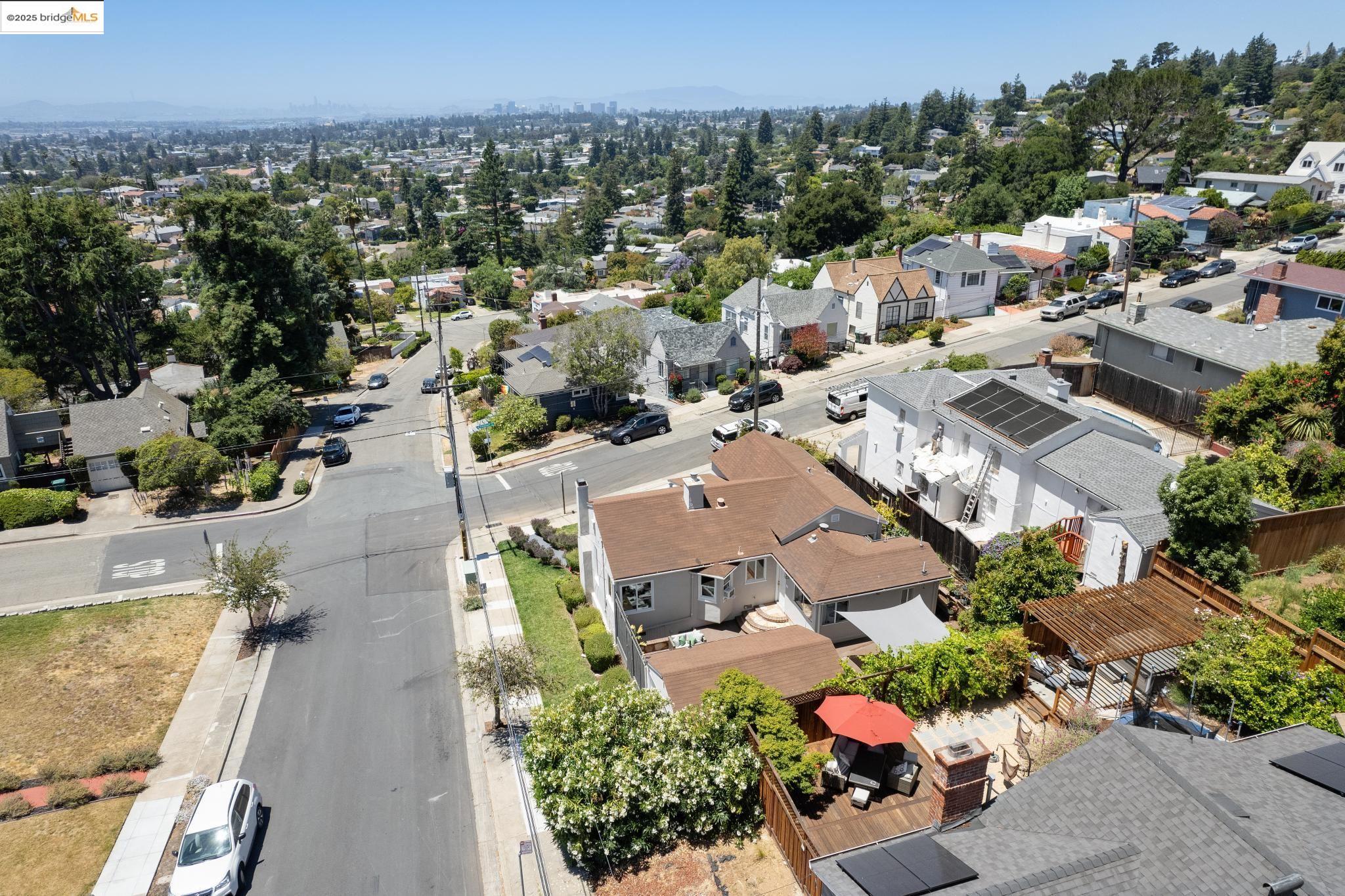 Undisclosed Address Oakland, CA 94619 - Photo 58 of 60 an aerial view of a city with lots of residential buildings