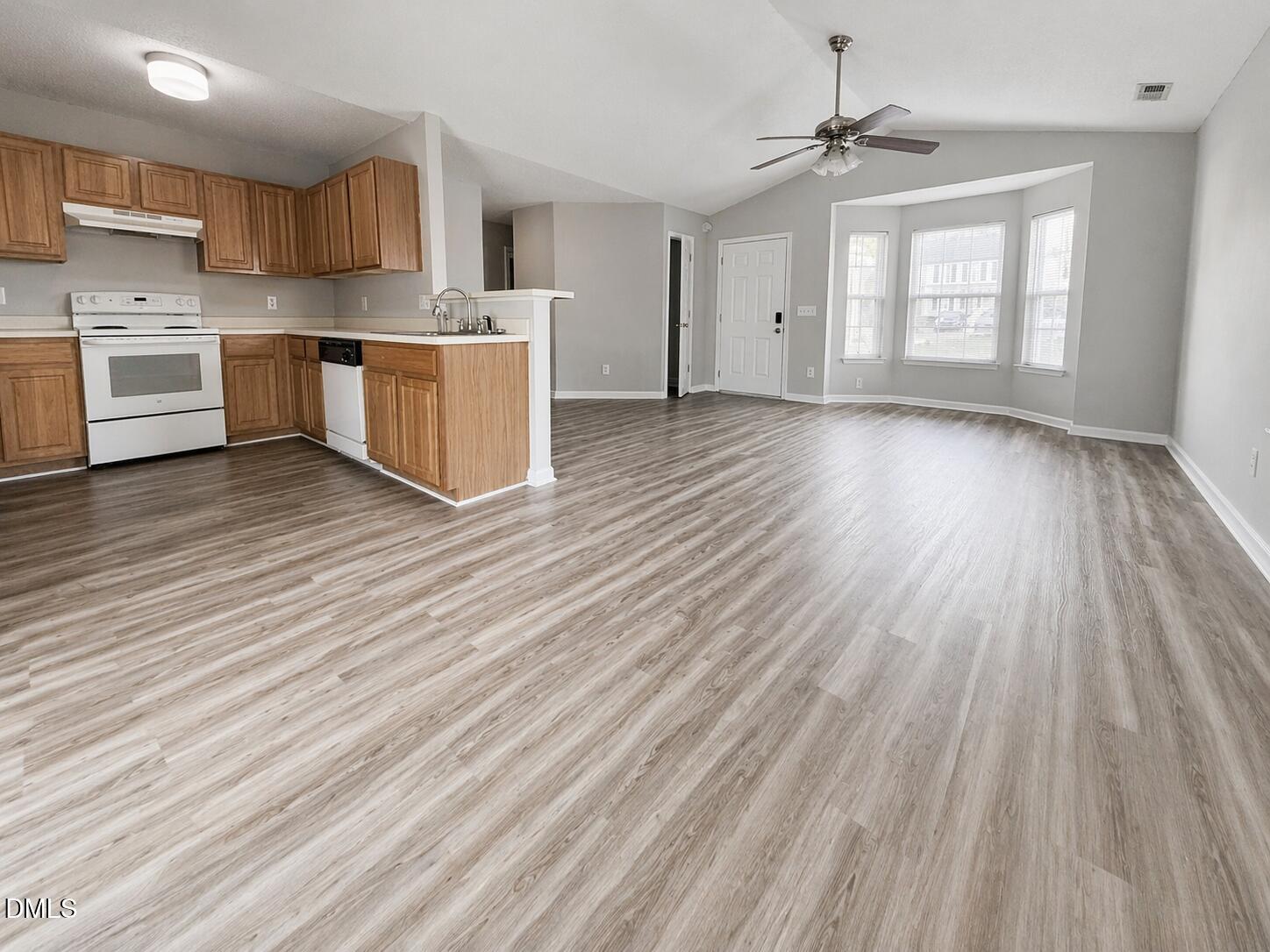 5212 Marthonna Way Raleigh, NC 27616 - Photo 7 of 26 Bright modern home interior with open ki