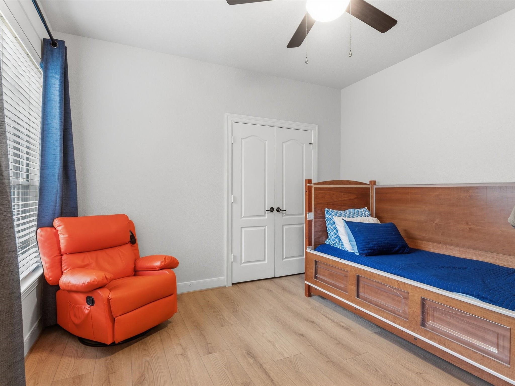 6003 Tarra Firma Drive Spring, TX 77379 - Photo 21 of 43 Rare downstairs secondary bedroom with wide, handicap-accessible entryways, ideal for multi-generational living.