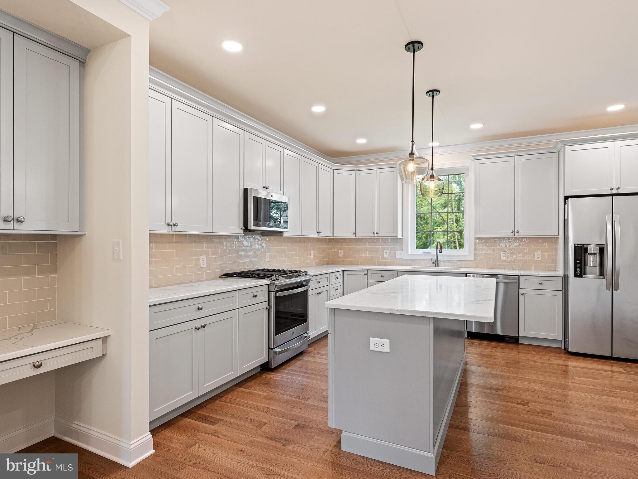 11 Barren Road Media, PA 19063 - Photo 12 of 62 Contemporary light gray cabinetry and stainless