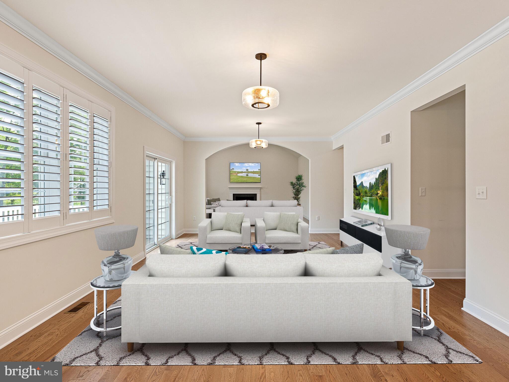 11 Barren Road Media, PA 19063 - Photo 17 of 62 Virtually Staged Eating & Gathering Area