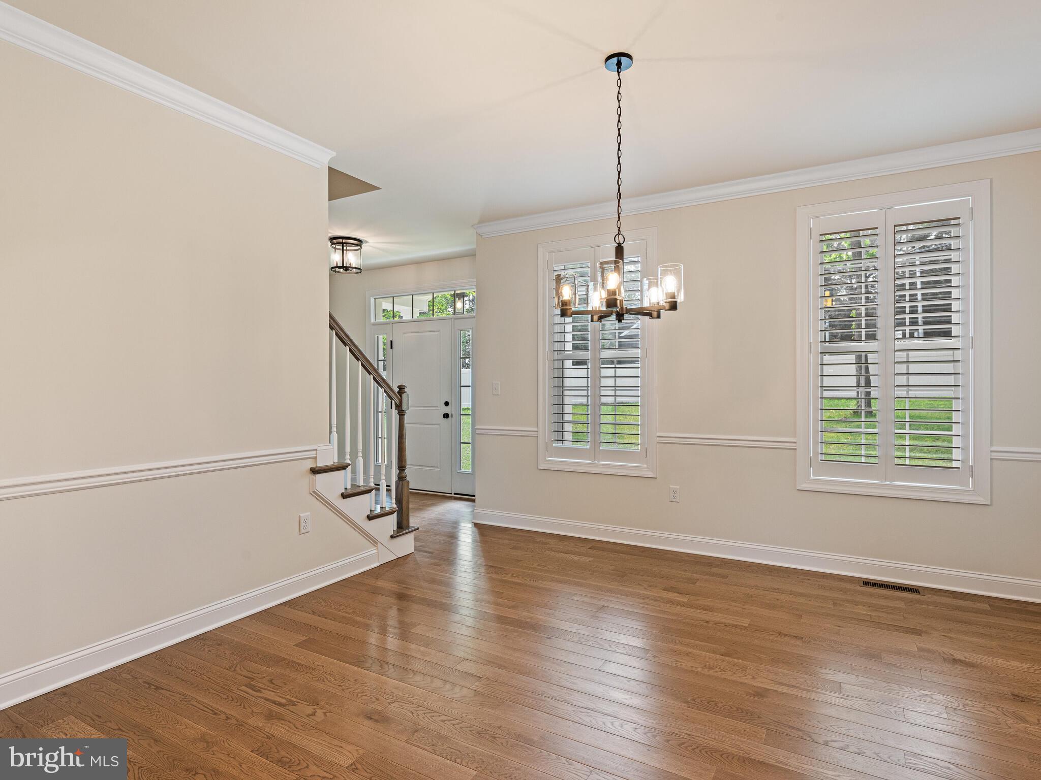 11 Barren Road Media, PA 19063 - Photo 8 of 62 Bright dining room with crown & chair molding