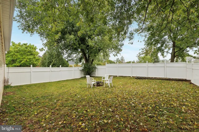 a view of an outdoor space and deck