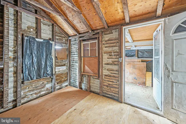 a front view of a house with parking