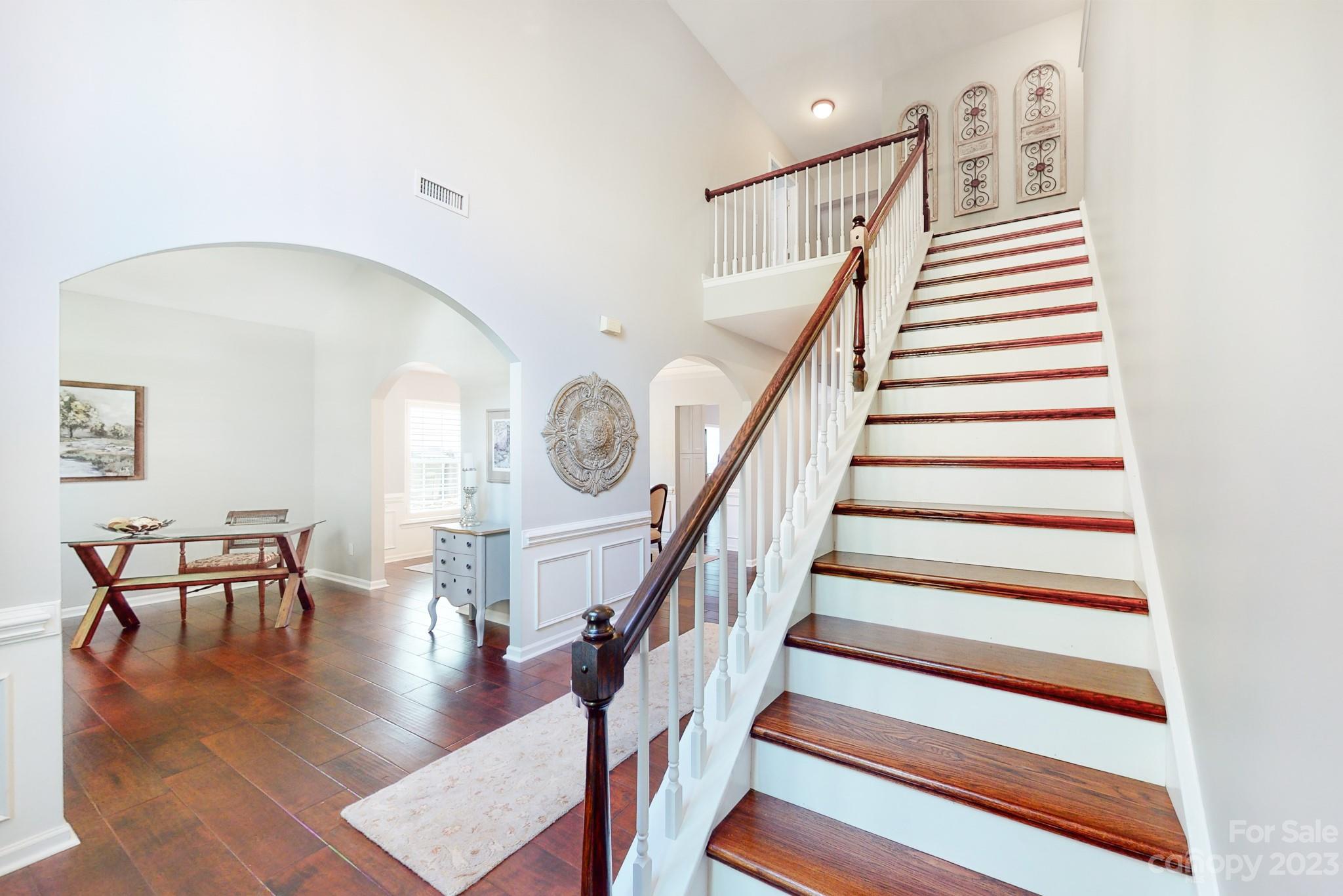 16022 Lavenham Road Huntersville, NC 28078 - Photo 21 of 35 a view of entryway and hall with wooden floor
