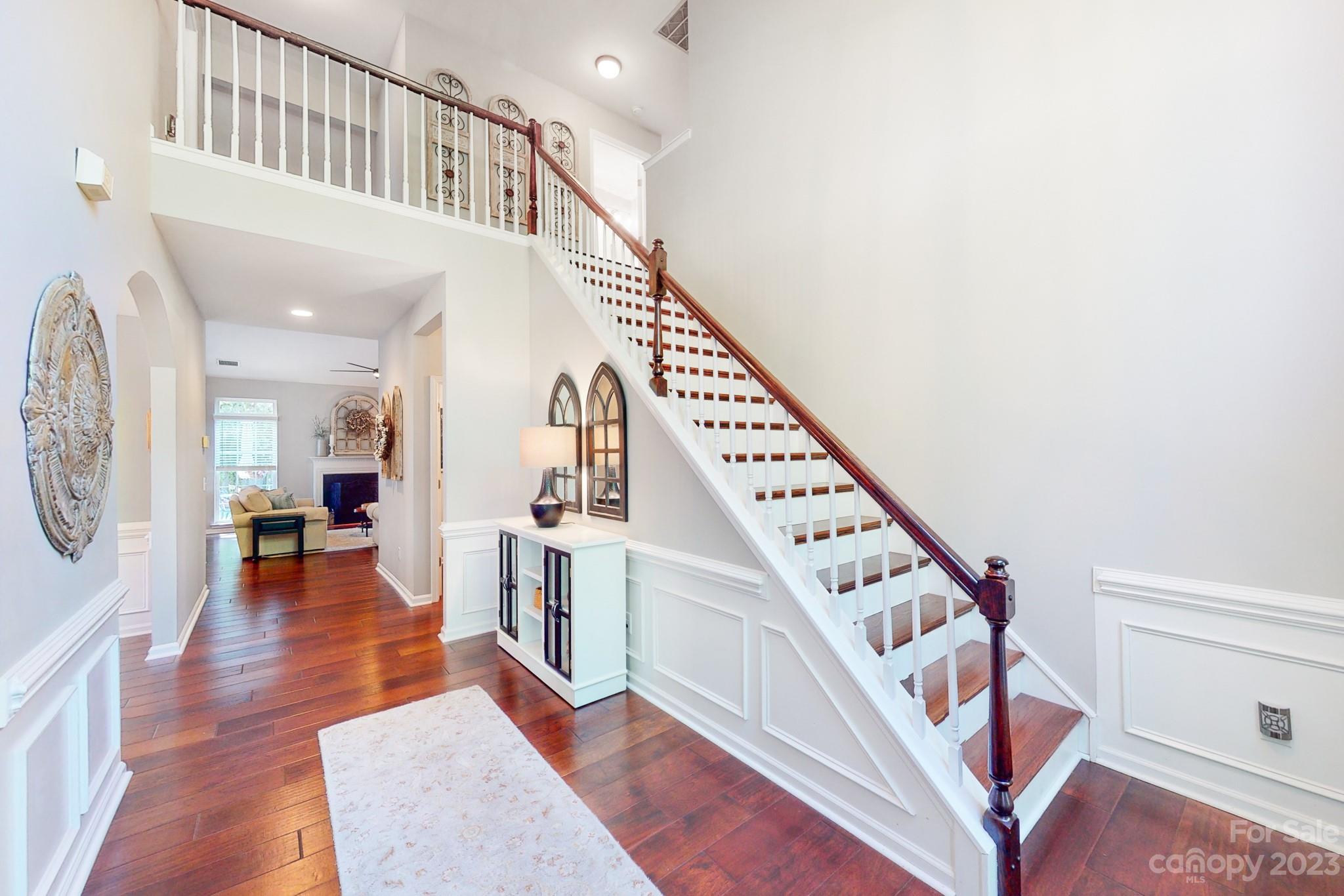 16022 Lavenham Road Huntersville, NC 28078 - Photo 3 of 35 a view of an entryway with wooden floor