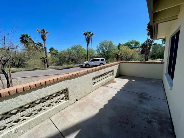 a view of balcony with outdoor space