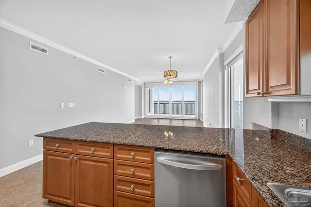 a swimming pool with lawn chairs