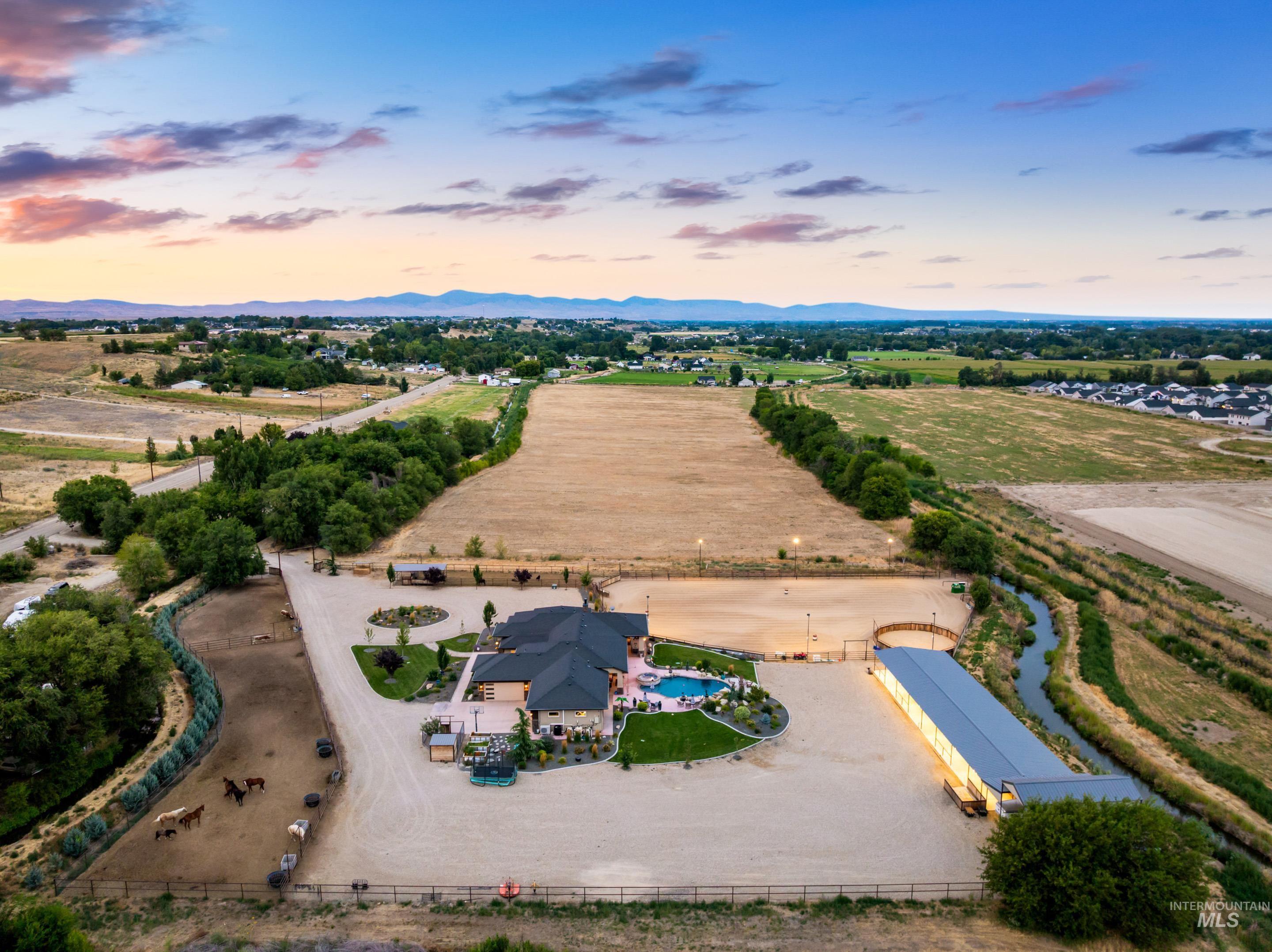 9819 Foothill Road Middleton, ID 83644 - Photo 7 of 50 Overview of rural landscape with a mountainous background