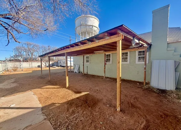 a front view of house with garage