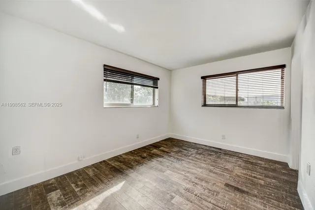 wooden floor in an empty room