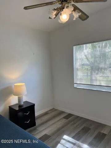 a view of a window in a room