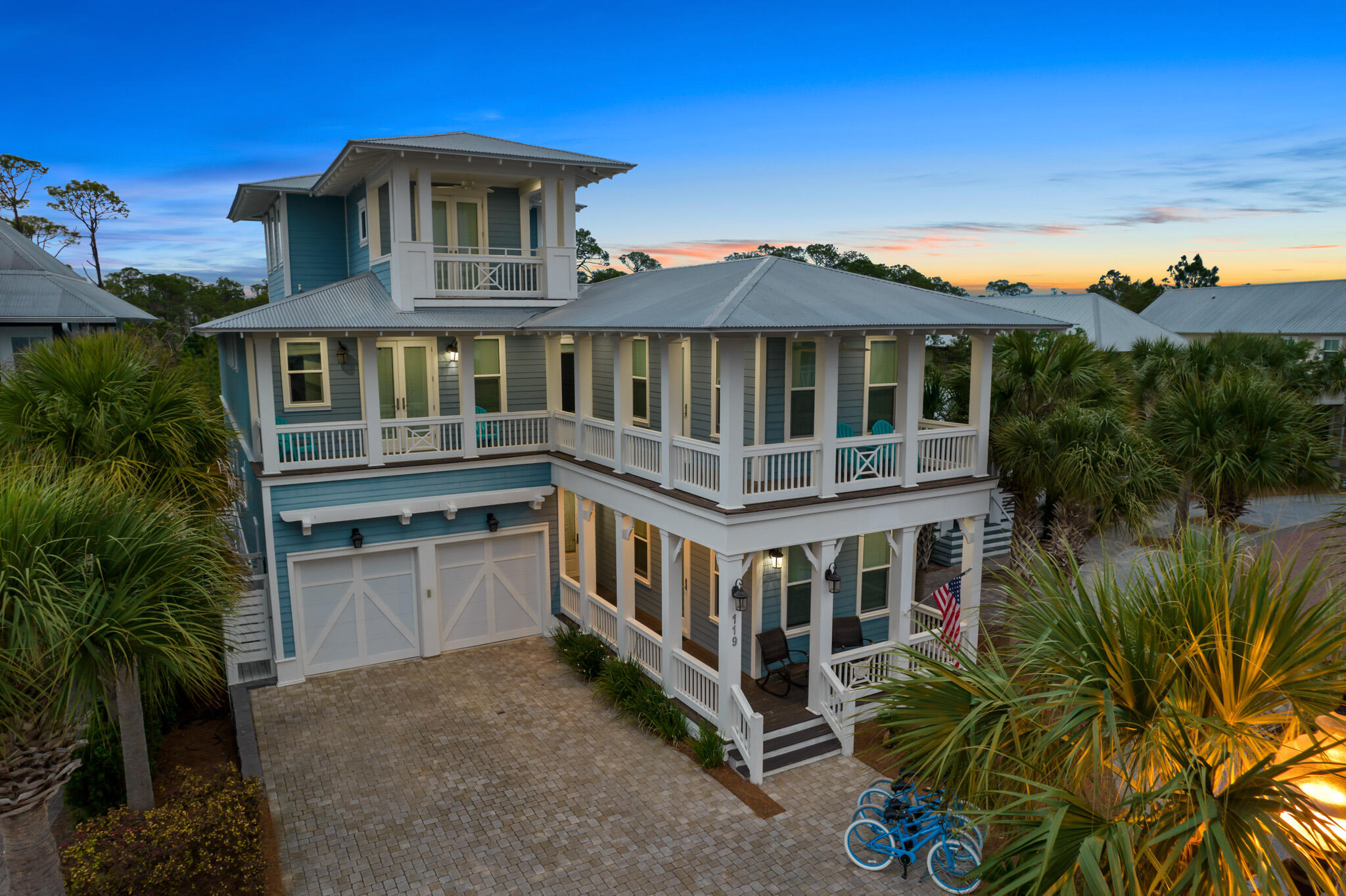 119 West Lifeguard Loop Inlet Beach Inlet Beach, FL 32461 - Photo 1 of 75 a front view of a house with a yard
