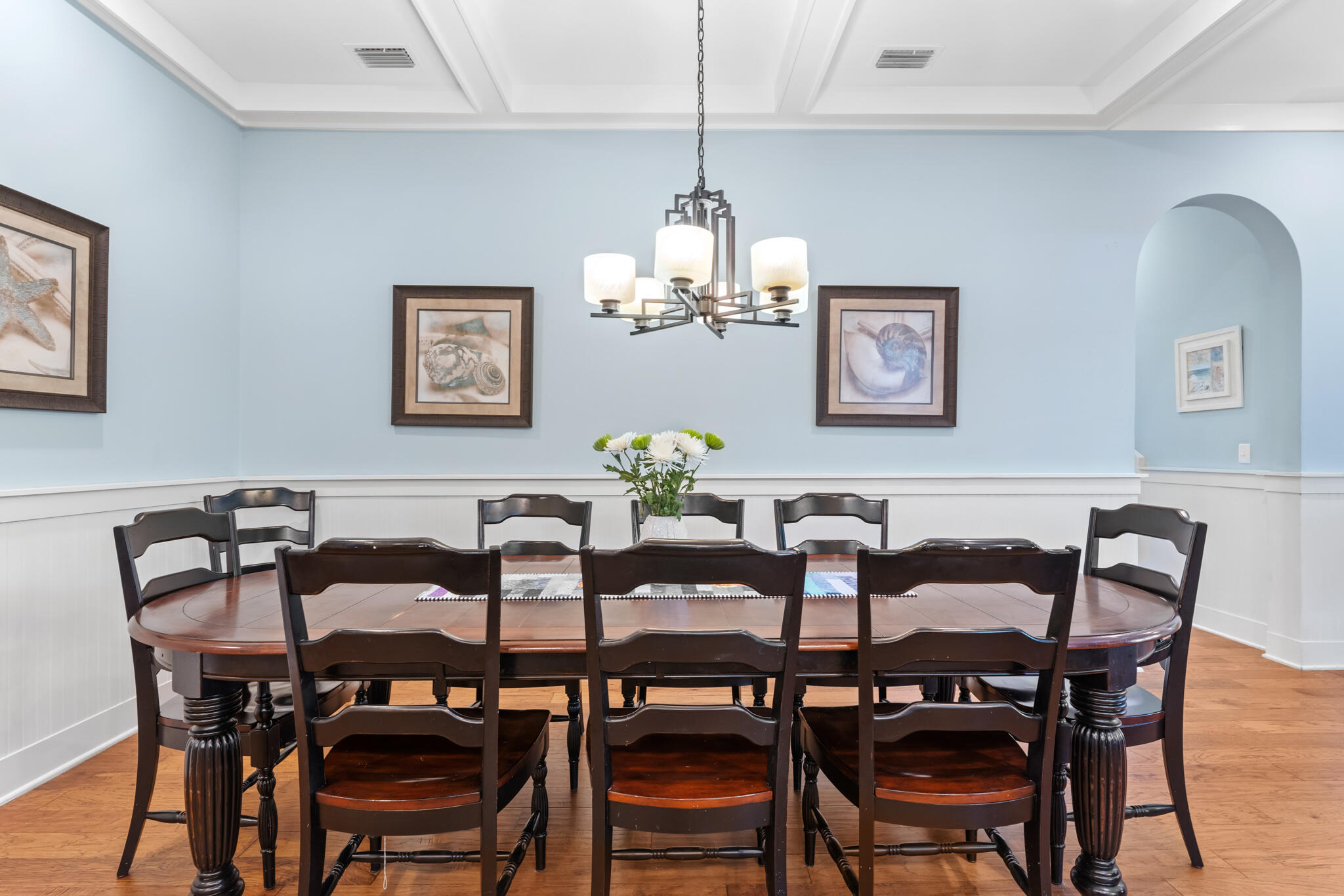 119 West Lifeguard Loop Inlet Beach Inlet Beach, FL 32461 - Photo 15 of 75 a view of a dining room with furniture and chandelier