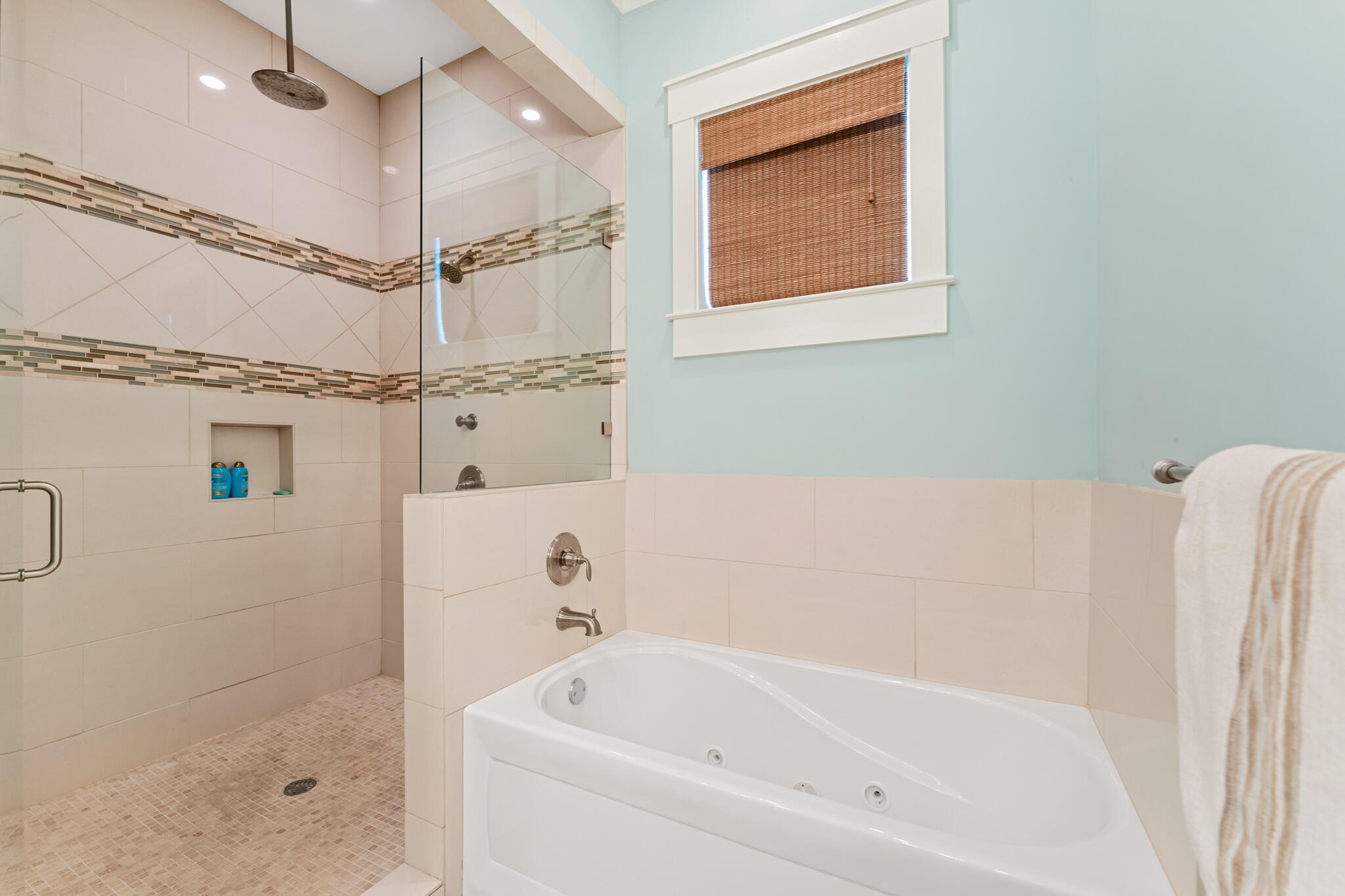 119 West Lifeguard Loop Inlet Beach Inlet Beach, FL 32461 - Photo 22 of 75 a bathroom with a bathtub and a shower