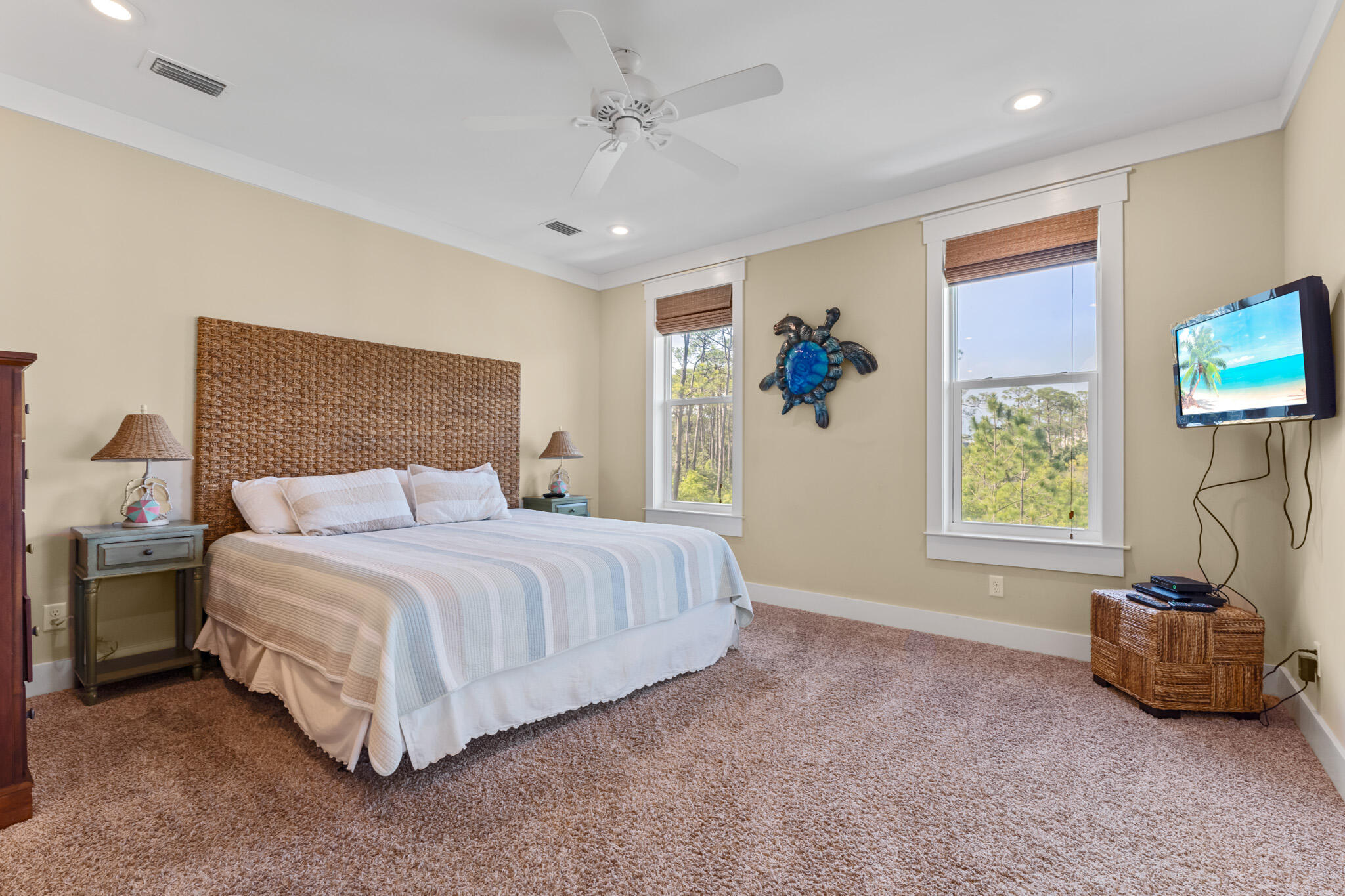 119 West Lifeguard Loop Inlet Beach Inlet Beach, FL 32461 - Photo 29 of 75 a spacious bedroom with a bed and a window