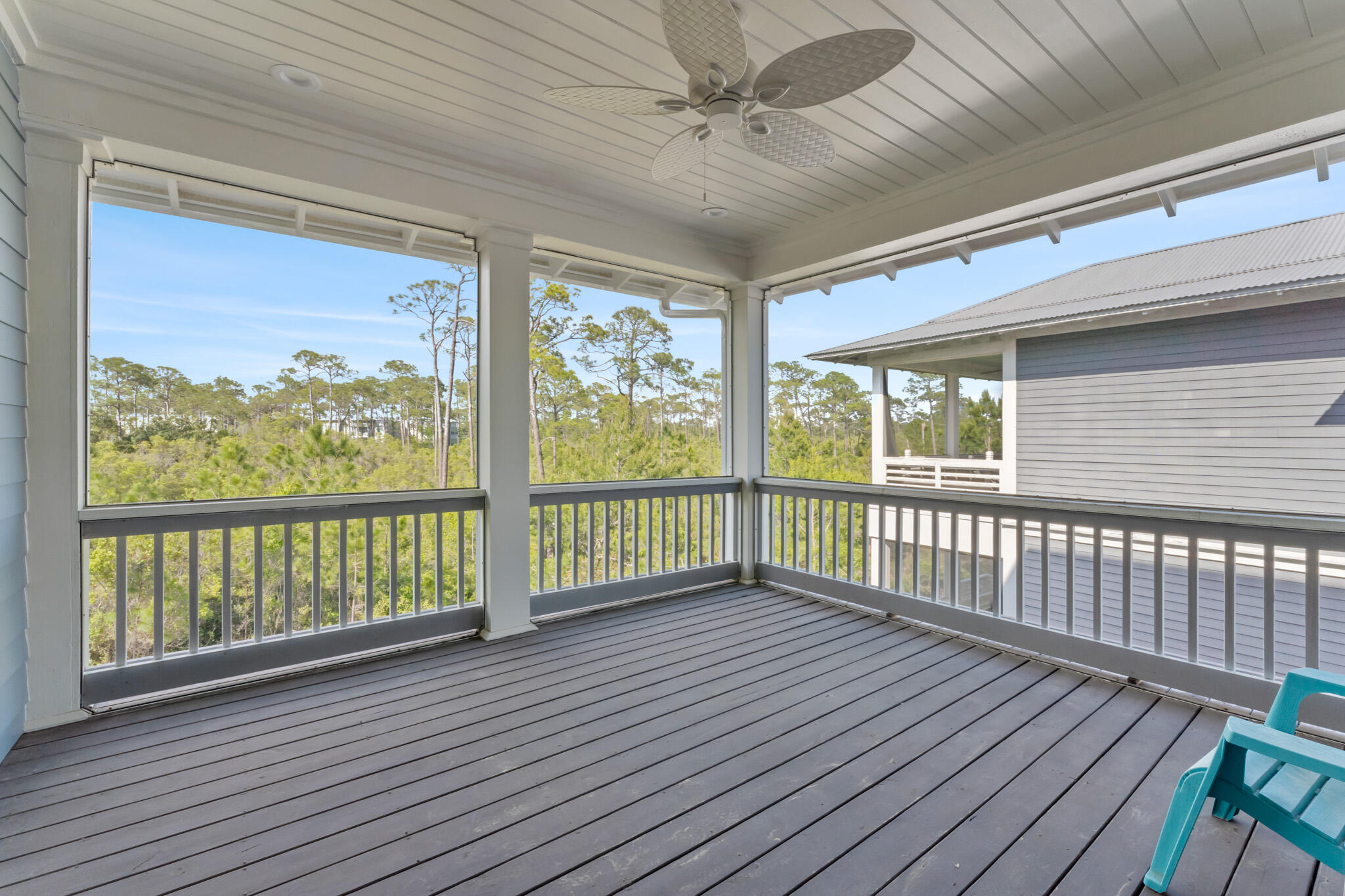 119 West Lifeguard Loop Inlet Beach Inlet Beach, FL 32461 - Photo 33 of 75 a view of a porch with wooden floor