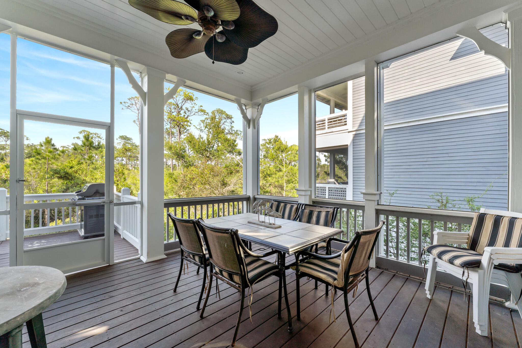 119 West Lifeguard Loop Inlet Beach Inlet Beach, FL 32461 - Photo 54 of 75 a view of a dining room with furniture window and outside view