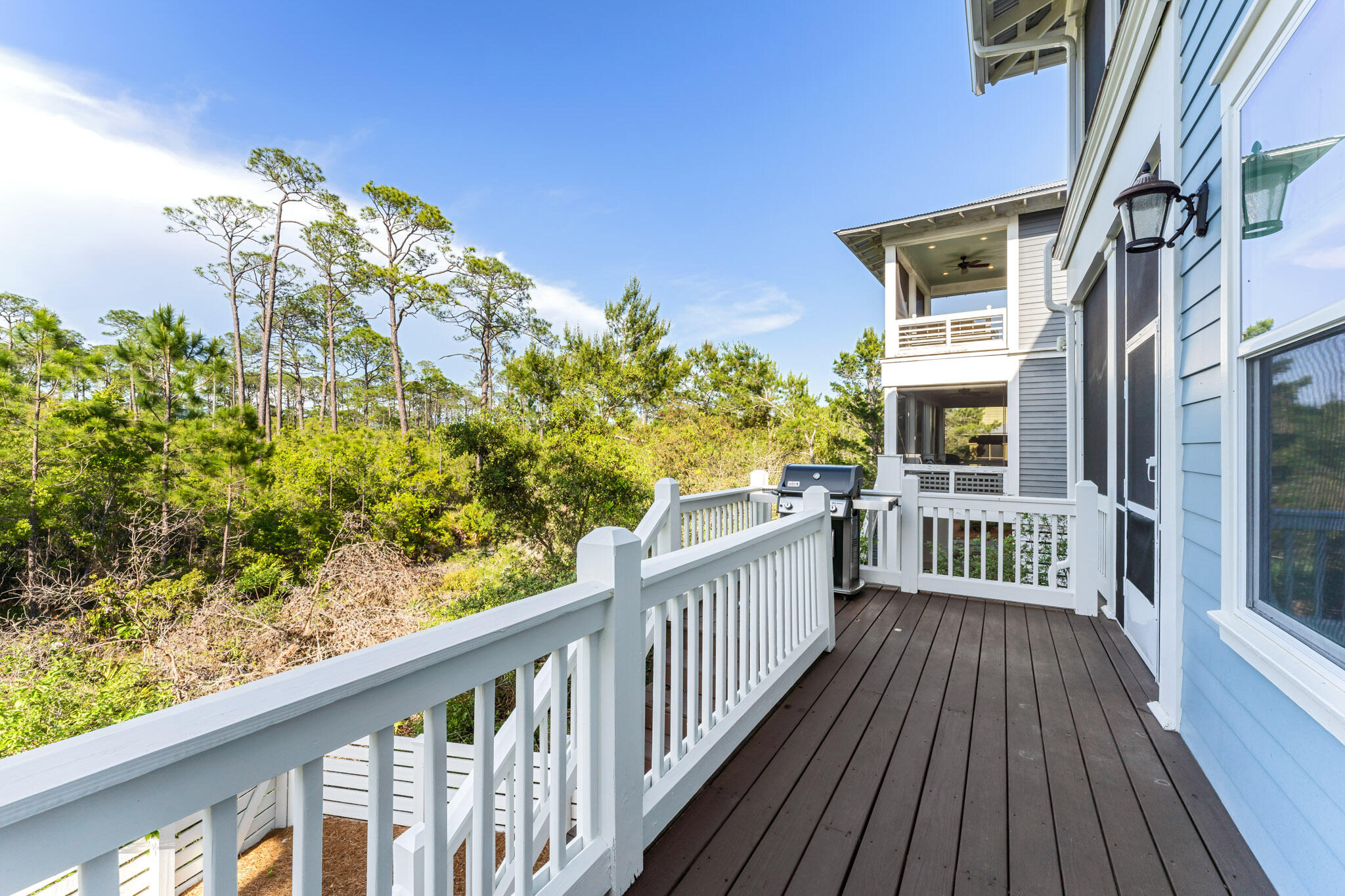 119 West Lifeguard Loop Inlet Beach Inlet Beach, FL 32461 - Photo 56 of 75 a view of a balcony with wooden floor